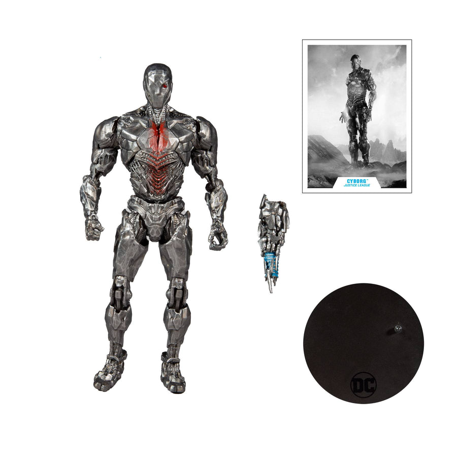 DC Multiverse McFarlane Justice League Zack Snyder Cyborg Helmet Action Figure
