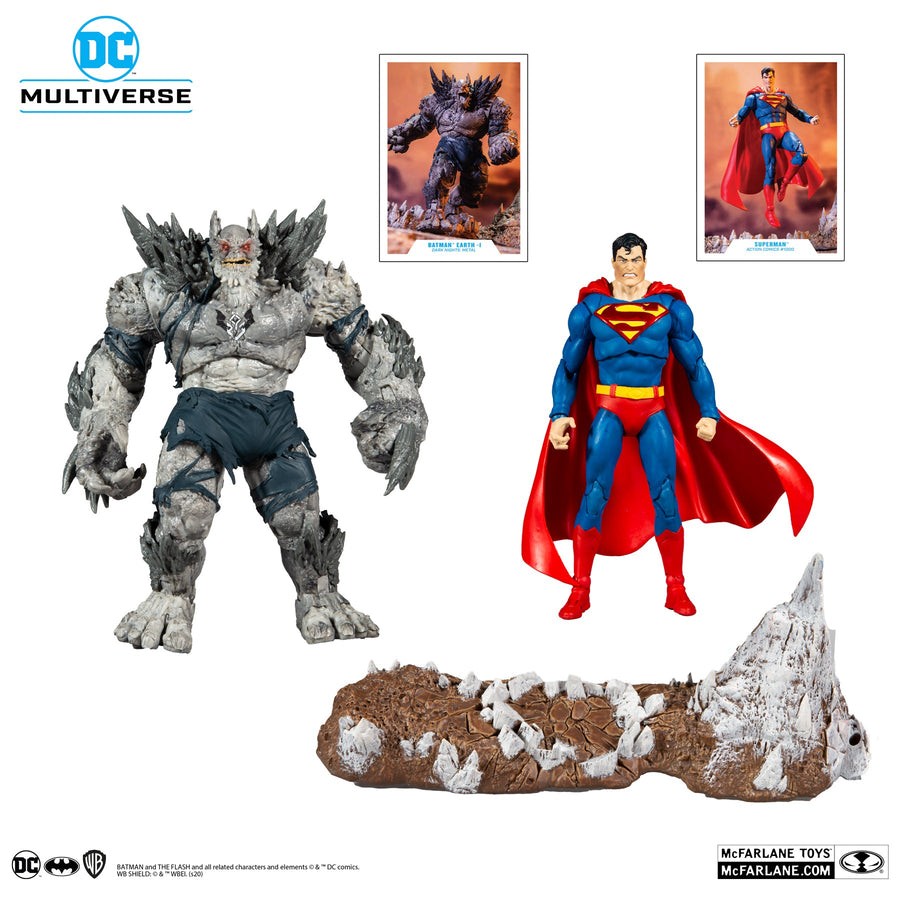 Damaged Packaging DC Multiverse McFarlane Superman v Devastator Action Figure 2-Pack