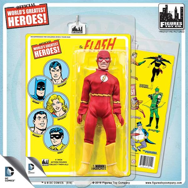 DC Retro Mego Kresge Style The Flash Retro Card Action Figure - Action Figure Warehouse Australia | Comic Collectables