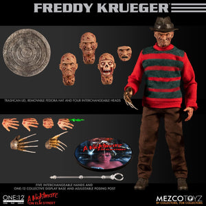 A Nightmare On Elm Street Mezco Freddy Krueger One:12 Scale Action Figure Pre-Order - Action Figure Warehouse Australia | Comic Collectables