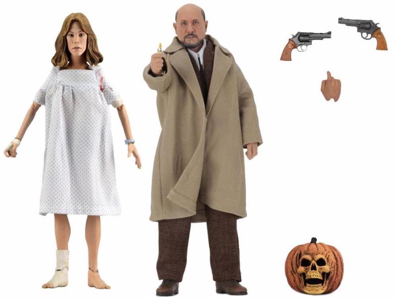 Halloween 2 Neca Dr Loomis & Laurie Strode Clothed 8 Inch 2 Pack Action Figure