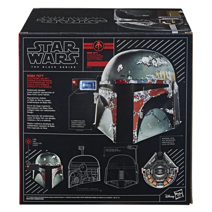Damaged Packaging Star Wars Black Series Boba Fett Electronic Helmet 1:1 Scale Prop Replica