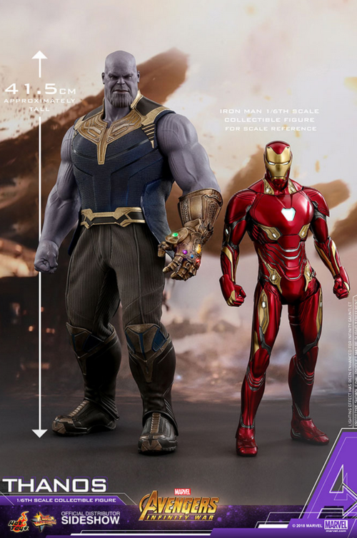 Marvel Hot Toys Infinity War Thanos 1 6 Scale Action Figure MMS479