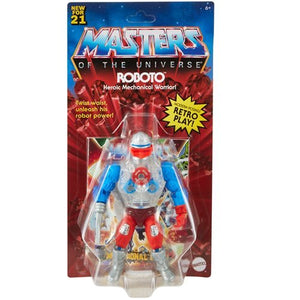 Damaged Packaging Masters Of The Universe Origins Roboto Action Figure