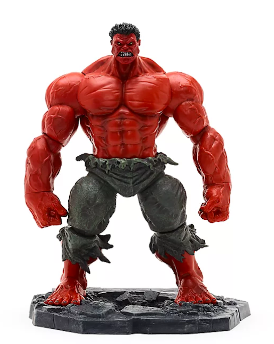 Damaged Packaging Marvel Diamond Select Exclusive Disney Store Red Hulk Action Figure