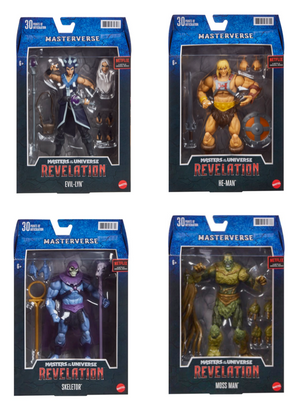 Masters Of The Universe Revelation Wave 1 Set Of 4 Action Figures