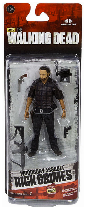 The Walking Dead Tv Series 7.5 Action Figure Rick Grimes Woodbury Assault