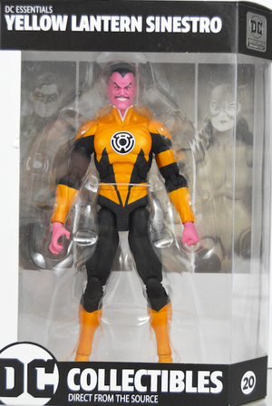 DC Essentials Yellow Lantern Sinestro Action Figure