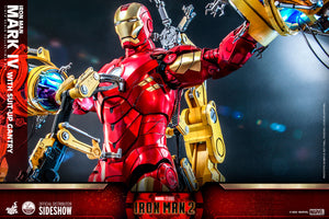 Marvel Hot Toys Iron Man 3 Mark IV Deluxe w/ Suit Up Gantry 1:4 Scale Action Figure QS021 Pre-Order