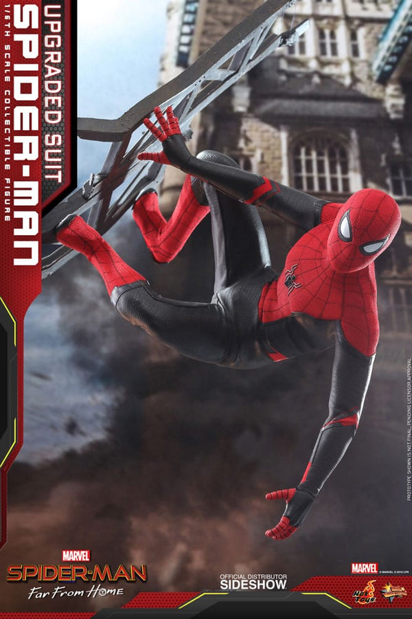 Marvel Spider-Man Upgraded Suit ホットトイズ Spider-Man Upgraded Suit 1/6 Scale Figure | Sideshow Collectibles