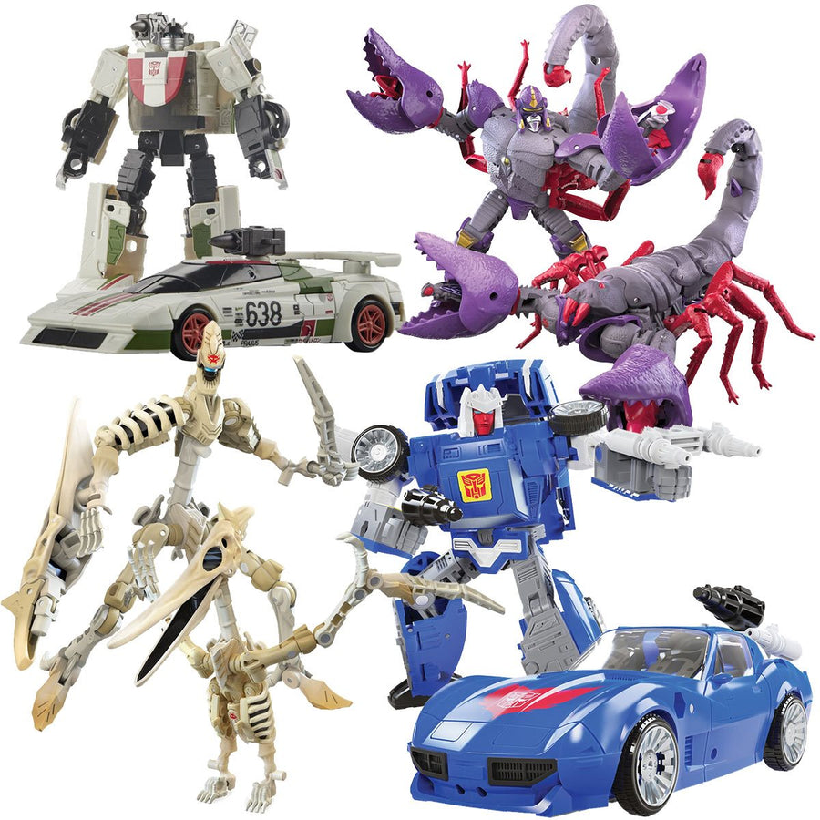 Transformers Kingdom War For Cybertron Deluxe Wave 3 Set of 4 Action Figures