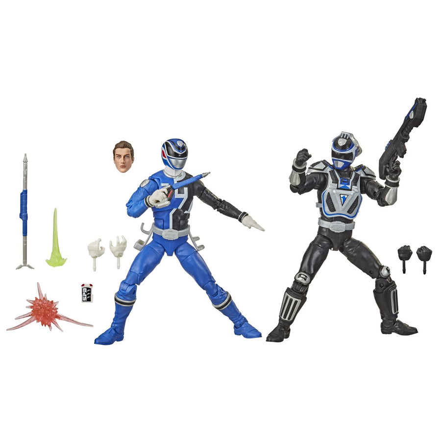 Power Rangers Lightning Collection SPD Blue Ranger Squad Battle Pack Action Figure