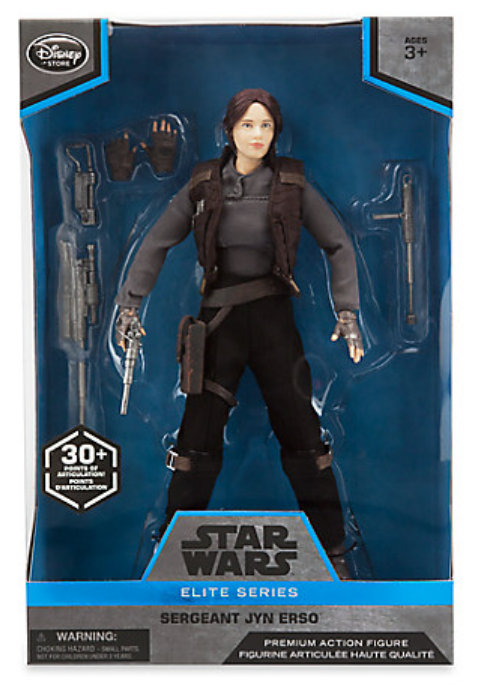 Star Wars Disney Store Exclusive 10 Inch Sergeant Jyn Erso Figure