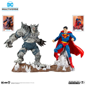 Damaged Packaging DC Multiverse McFarlane Superman v Devastator Action Figure 2-Pack