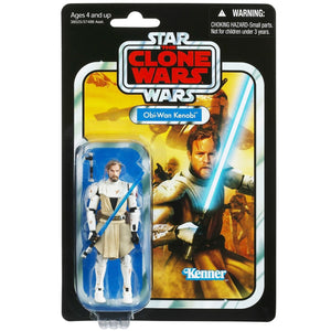 Damaged Packaging Star Wars The Vintage Collection Obi-Wan Kenobi Clone Wars Action Figure