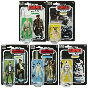 Star Wars Black Series 40th Anniversary Empire Strikes Back Wave 1 Set of 5 Action Figures