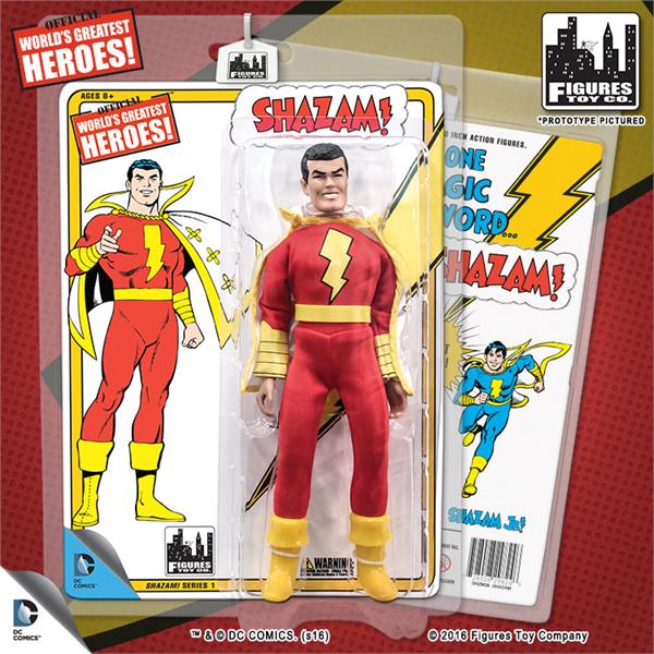 DC Retro Mego Kresge Style Shazam Series 1 Action Figure - Action Figure Warehouse Australia | Comic Collectables
