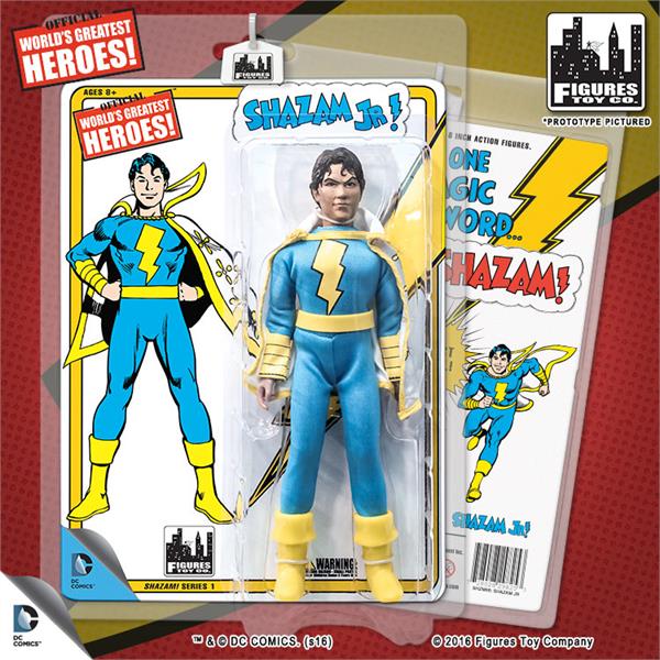 DC Retro Mego Kresge Style Shazam Jr Series 1 Action Figure - Action Figure Warehouse Australia | Comic Collectables