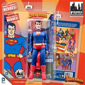 DC Retro Mego Kresge Style Super Friends Superman Series 1 Action Figure - Action Figure Warehouse Australia | Comic Collectables