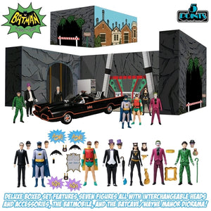 DC Mezco Batman 1966 5 Points Deluxe Box Set Action Figure