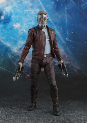 Marvel Bandai SH Figuarts GOTG Vol2 Star Lord W/Explosion Pack Action Figure