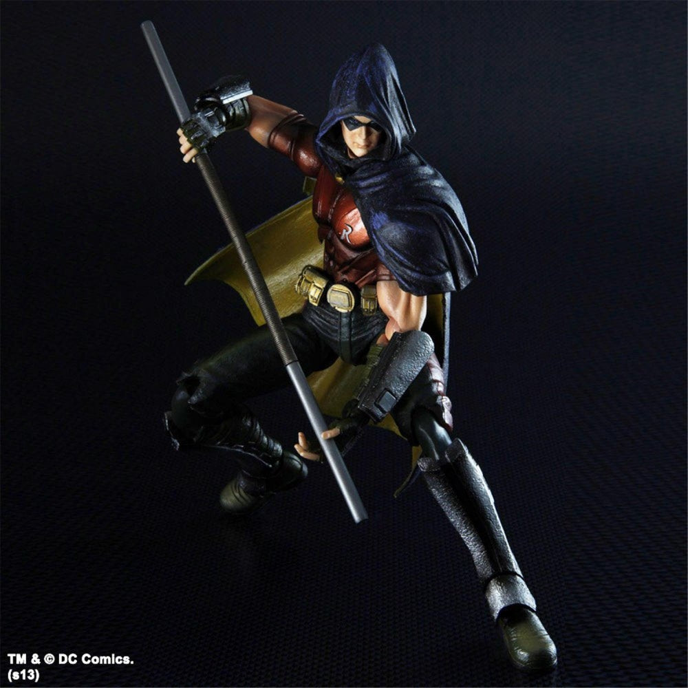 DC Square Enix Play Arts Kai Arkham City Robin Action Figure The