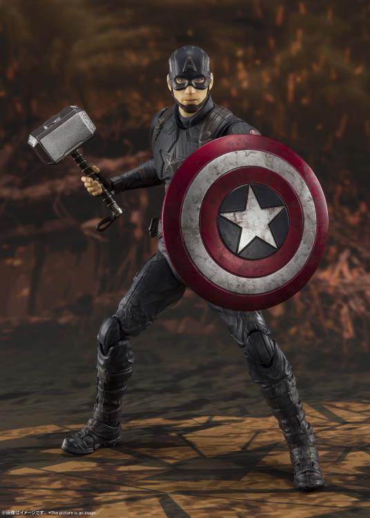 Marvel Bandai SH Figuarts Avengers End Game Final Battle Captain America Action Figure
