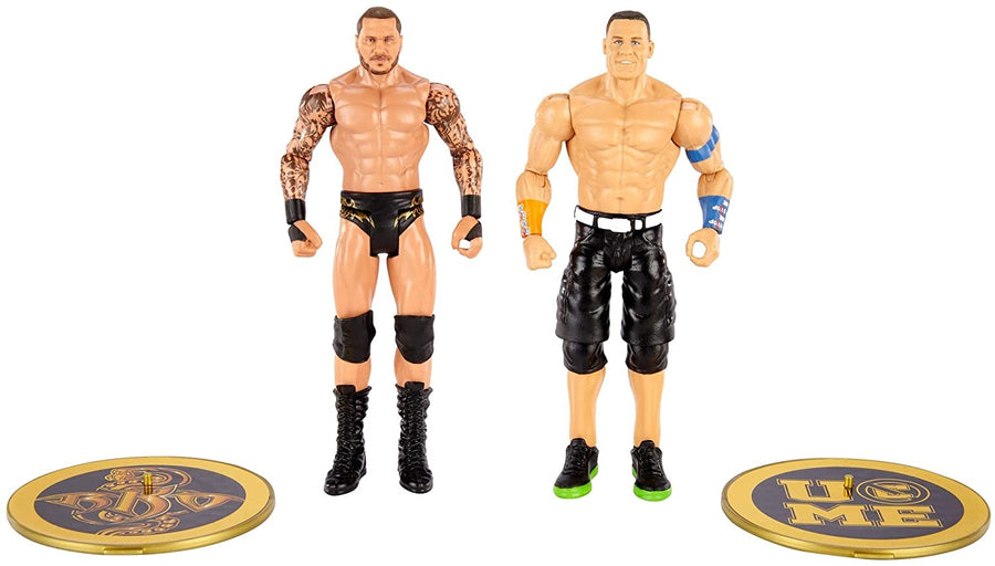 WWE Wrestling Basic Championship Showdown Series #2 Randy Orton v John Cena Action Figure 2 Pack