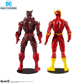 DC Multiverse McFarlane Exclusive Batman Red Death & The Flash Action Figure 2-Pack