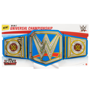 WWE Wrestling Elite Universal Championship Blue Title Belt