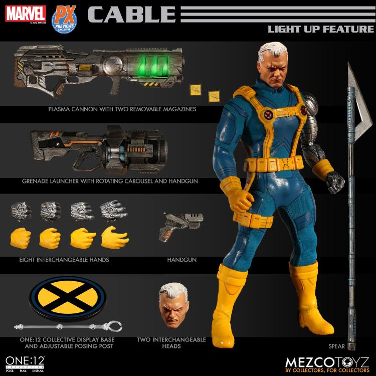 Marvel Mezco PX Exclusive X-Men Cable 1990 One:12 Scale
