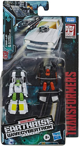 Transformers Earthrise War For Cybertron Micromasters Daddy-O & Trip-Up Hot Rod Patrol Action Figure