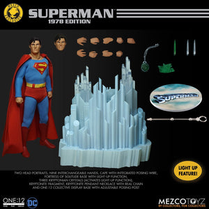 DC Mezco Exclusive 1978 Superman Christopher Reeve One:12 Scale Action Figure