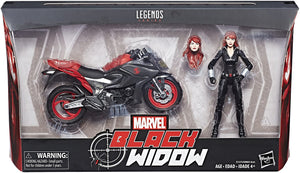 Marvel Legends Black Widow & Motorcycle Action Figure