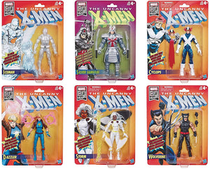 Marvel Legends Vintage Collection Uncanny X-Men Set of Six Action Figures