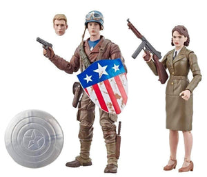 Marvel Legends 80th Anniversary Series Captain America & Peggy Carter Action Figure 2-pack