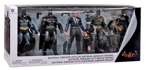 DC Batman Arkham Origins Series Batman Asylum Origins City Knight & Bruce Wayne Box Set of Five - Action Figure Warehouse Australia | Comic Collectables