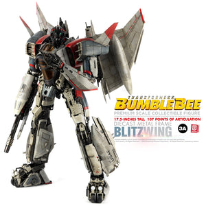 Transformers Threezero Bumblebee Movie Premium Blitzwing Action Figure