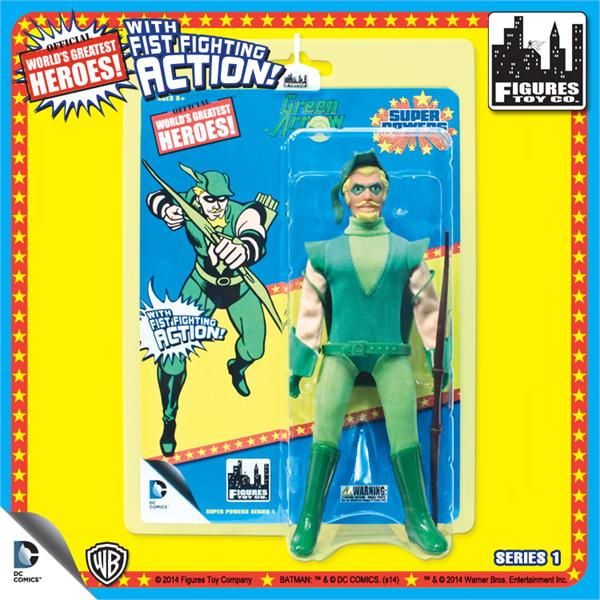 DC Retro Mego Kresge Style Super Powers Green Arrow Action Figure - Action Figure Warehouse Australia | Comic Collectables
