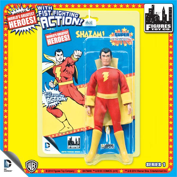 DC Retro Mego Kresge Style Super Powers Shazam Action Figure - Action Figure Warehouse Australia | Comic Collectables