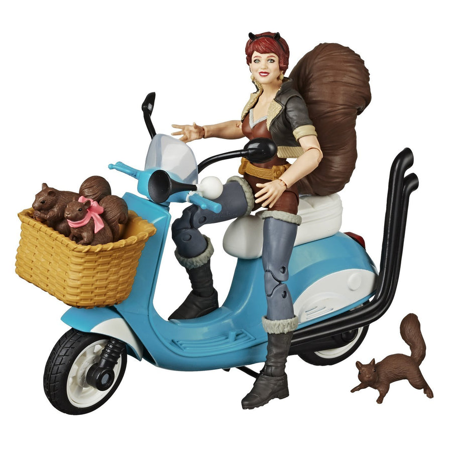 Marvel Legends Unbeatable Squirrel Girl w/ Motorcycle Action Figure