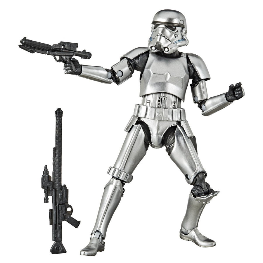 Star Wars Black Series 40th Anniversary Empire Strikes Back Exclusive Carbonized Stormtrooper Action Figure