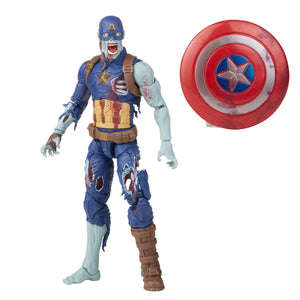 Damaged Packaging Marvel Legends What If...? Disney Plus Series Zombie Captain America Action Figure