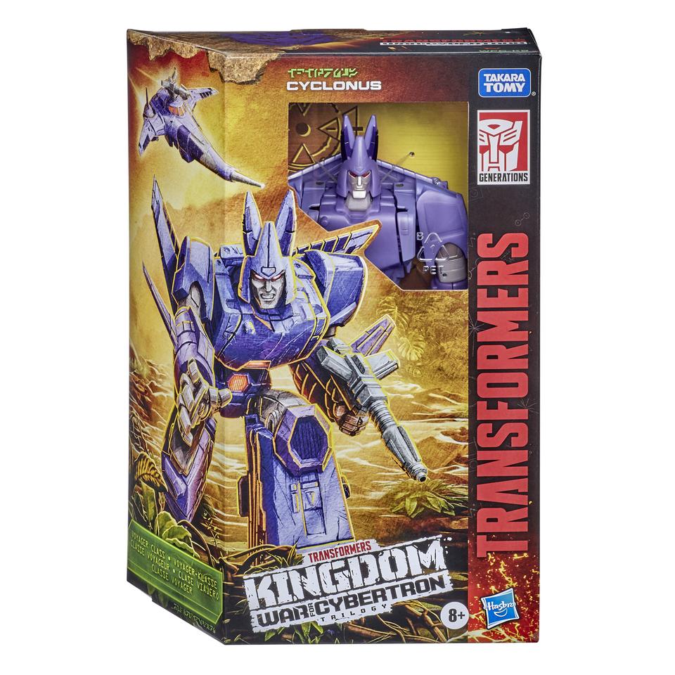 Transformers Kingdom War For Cybertron Voyager Cyclonus Action Figure