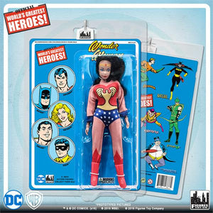 DC Retro Mego Kresge Style Wonder Woman Retro Blue Card Action Figure - Action Figure Warehouse Australia | Comic Collectables