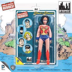 DC Retro Mego Kresge Style Wonder Woman Mego Artwork Action Figure - Action Figure Warehouse Australia | Comic Collectables