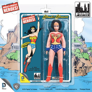 DC Retro Mego Kresge Style Wonder Woman Action Figure - Action Figure Warehouse Australia | Comic Collectables