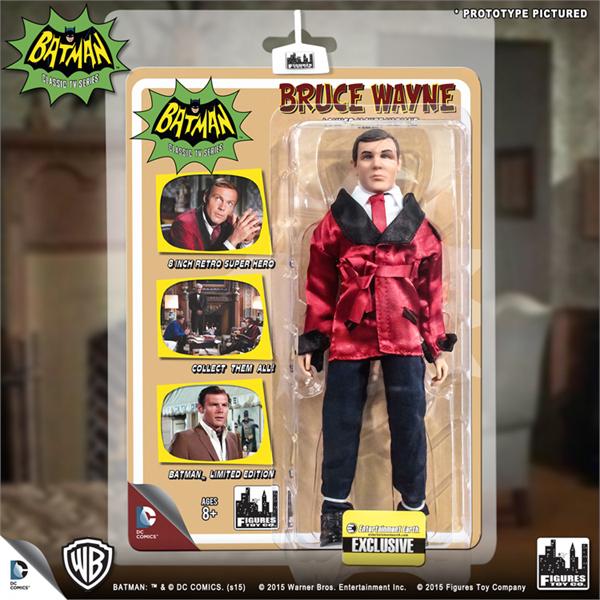 DC Retro Mego Kresge Style Batman TV Series Bruce Wayne Lounge Jacket Action Figure - Action Figure Warehouse Australia | Comic Collectables