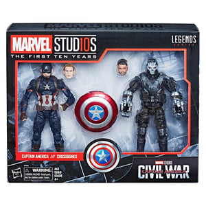 Marvel Legends Marvel Studios Captain America & Crossbones 2 Pack