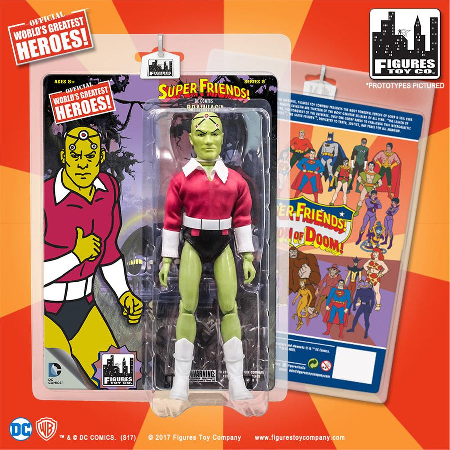 DC Retro Mego Kresge Style Super Friends Braniac Series 5 Action Figure - Action Figure Warehouse Australia | Comic Collectables